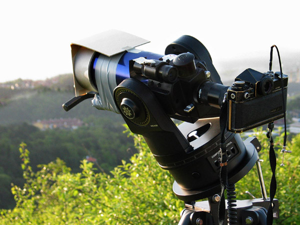 ETX-90 with Camera and Solar Filter