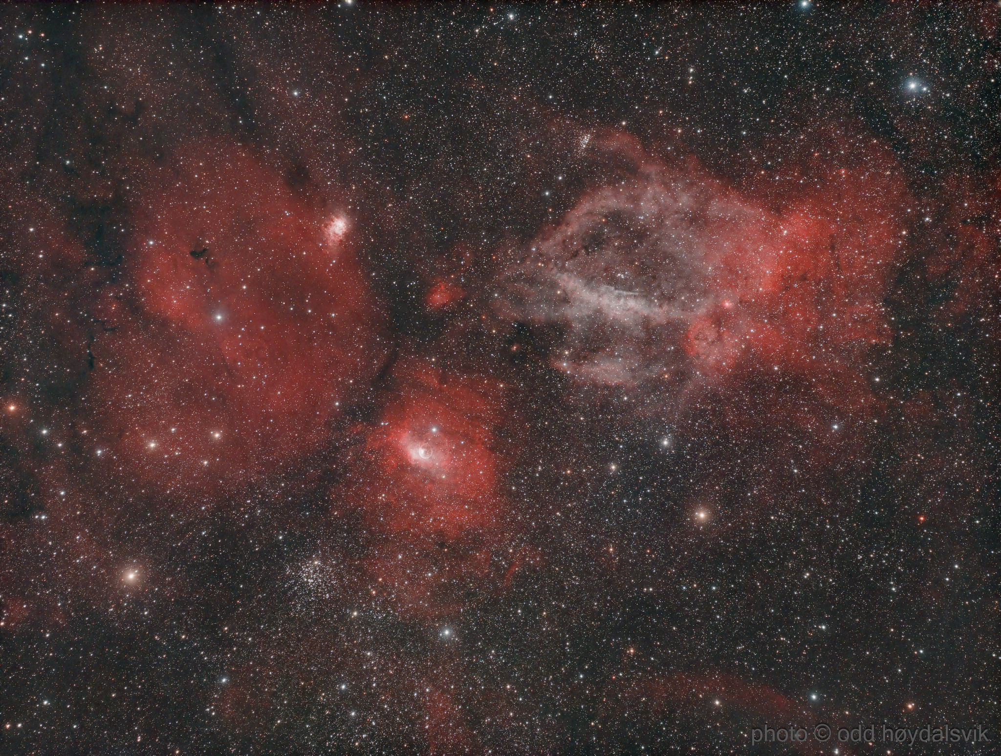 NGC7635 widefield