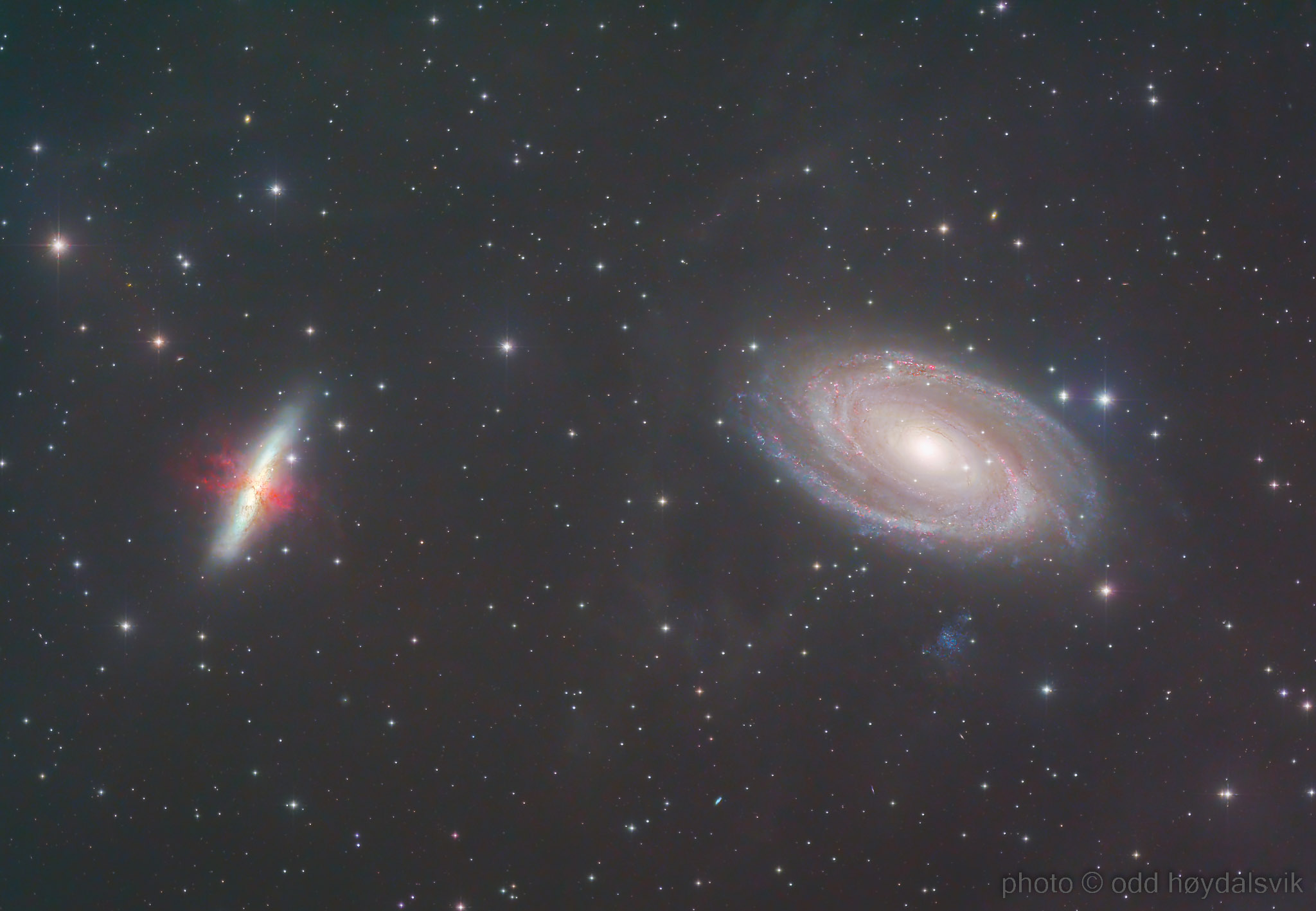 M81 an M82 Galaxy